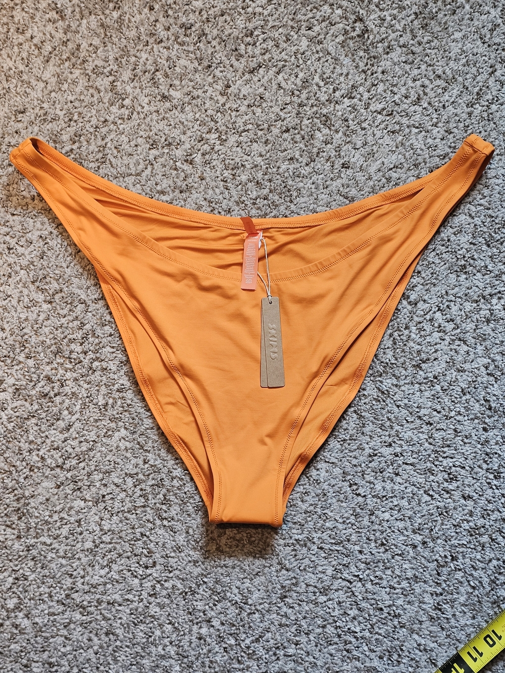 NWT SkIMS 4X Orange Bikini Bottom